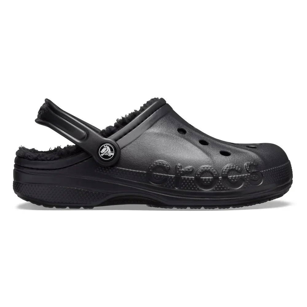 Baya Lined Clog - Black/Black