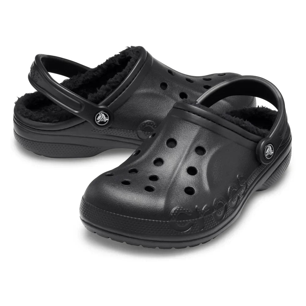 Baya Lined Clog - Black/Black