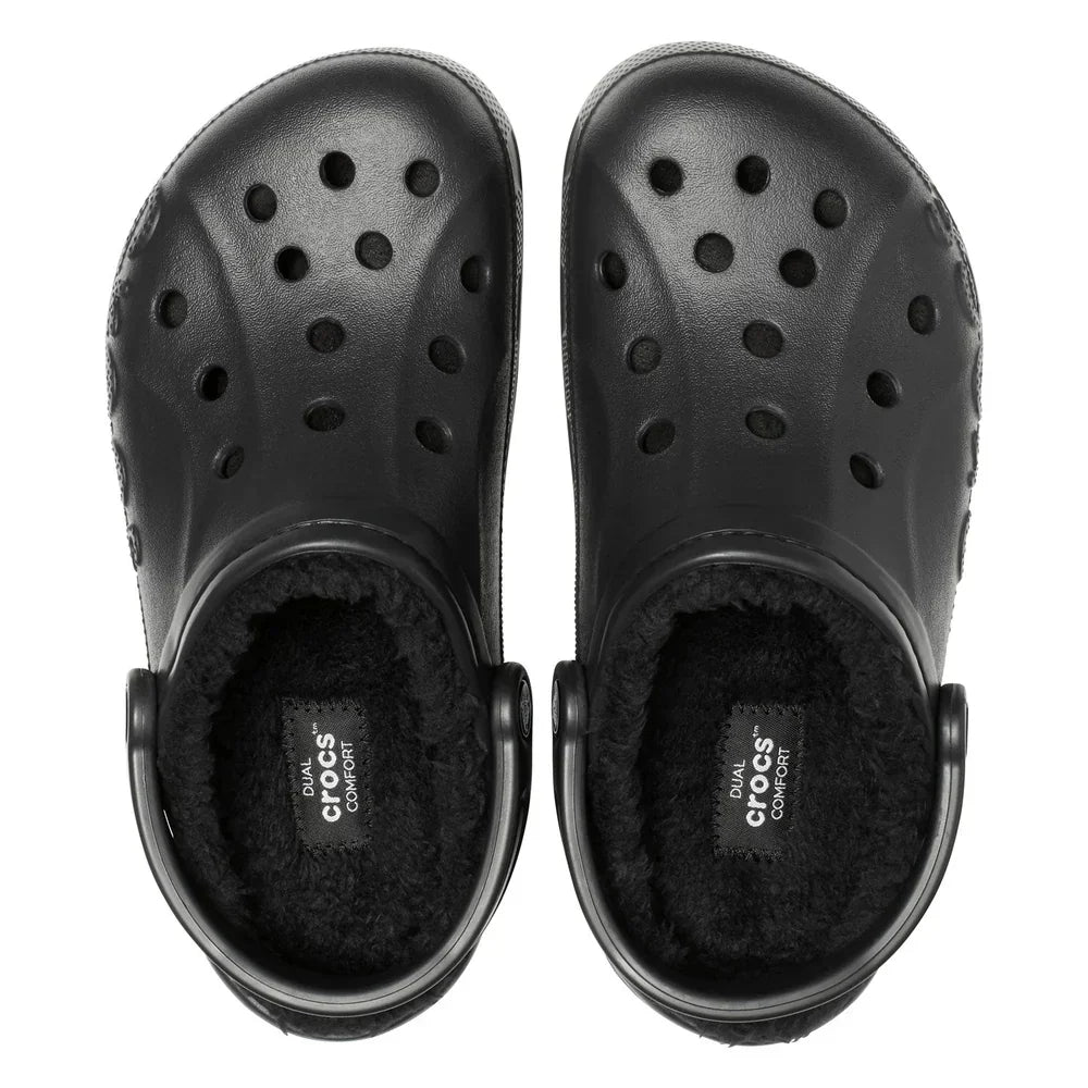 Baya Lined Clog - Black/Black