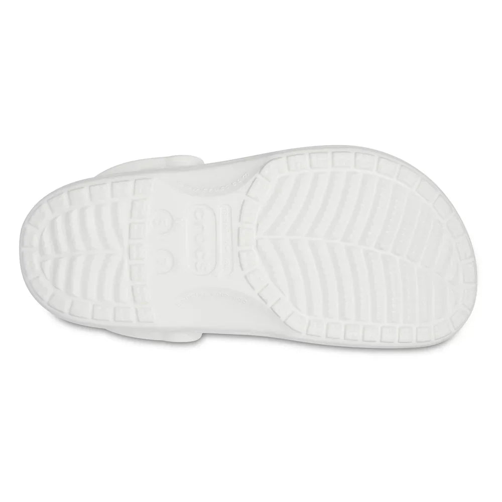 Baya Lined Clog - White/Light Grey