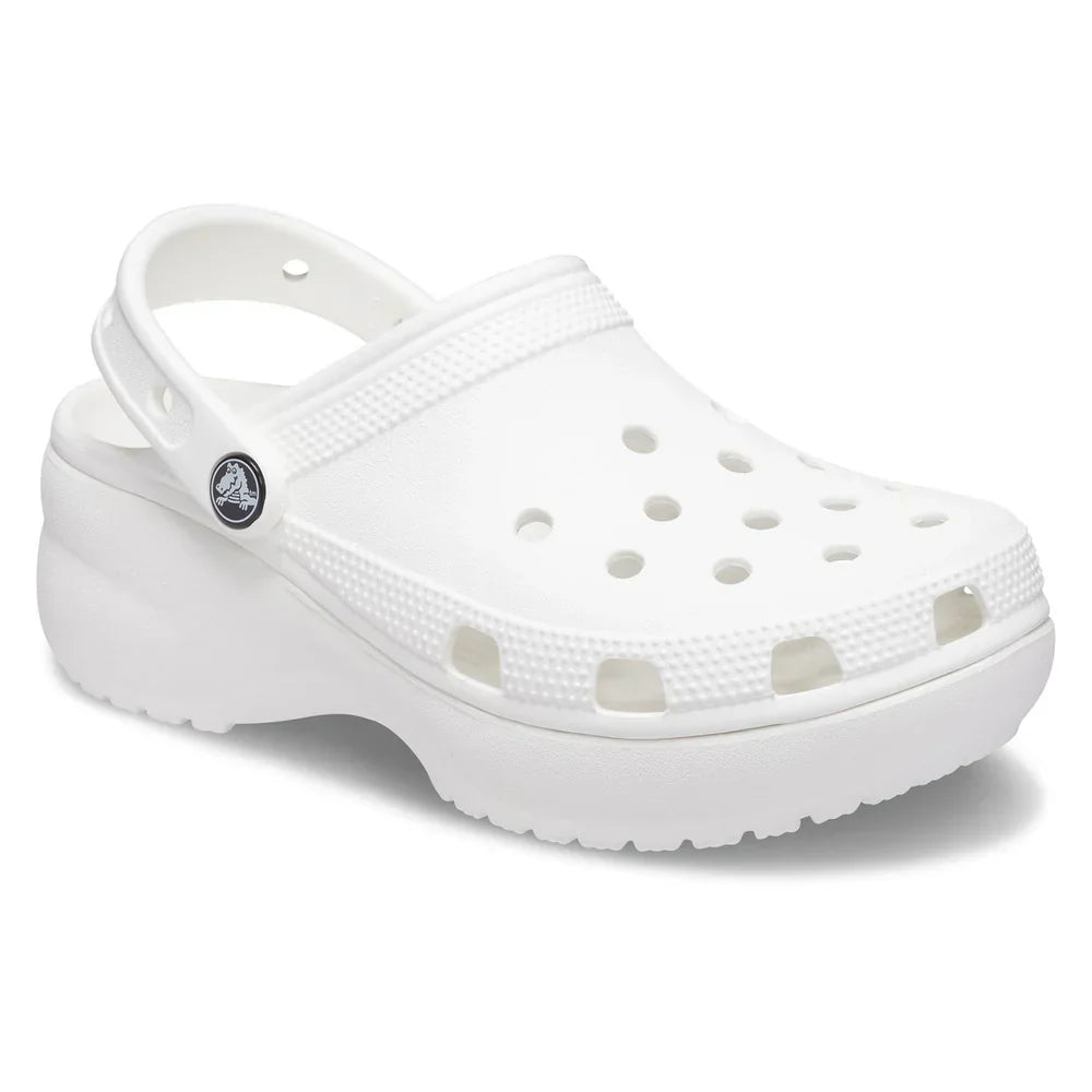 Classic Platform Clog - White