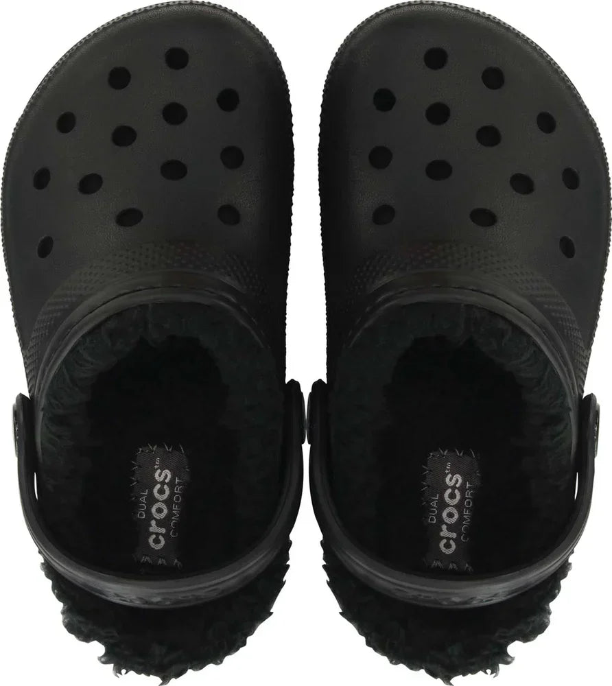 Classic Lined Clog Kids (Age 5+) - Black/Black