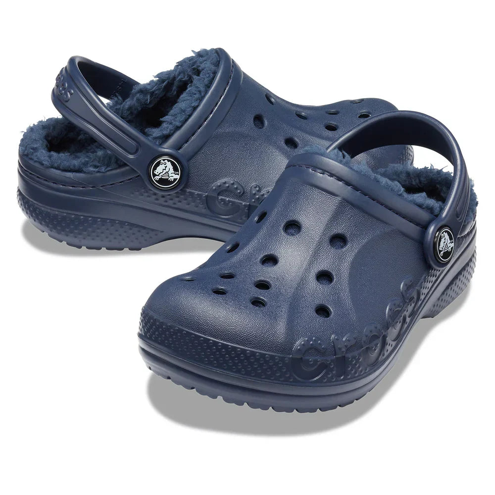 Baya Lined Clog Kids - Navy/Navy