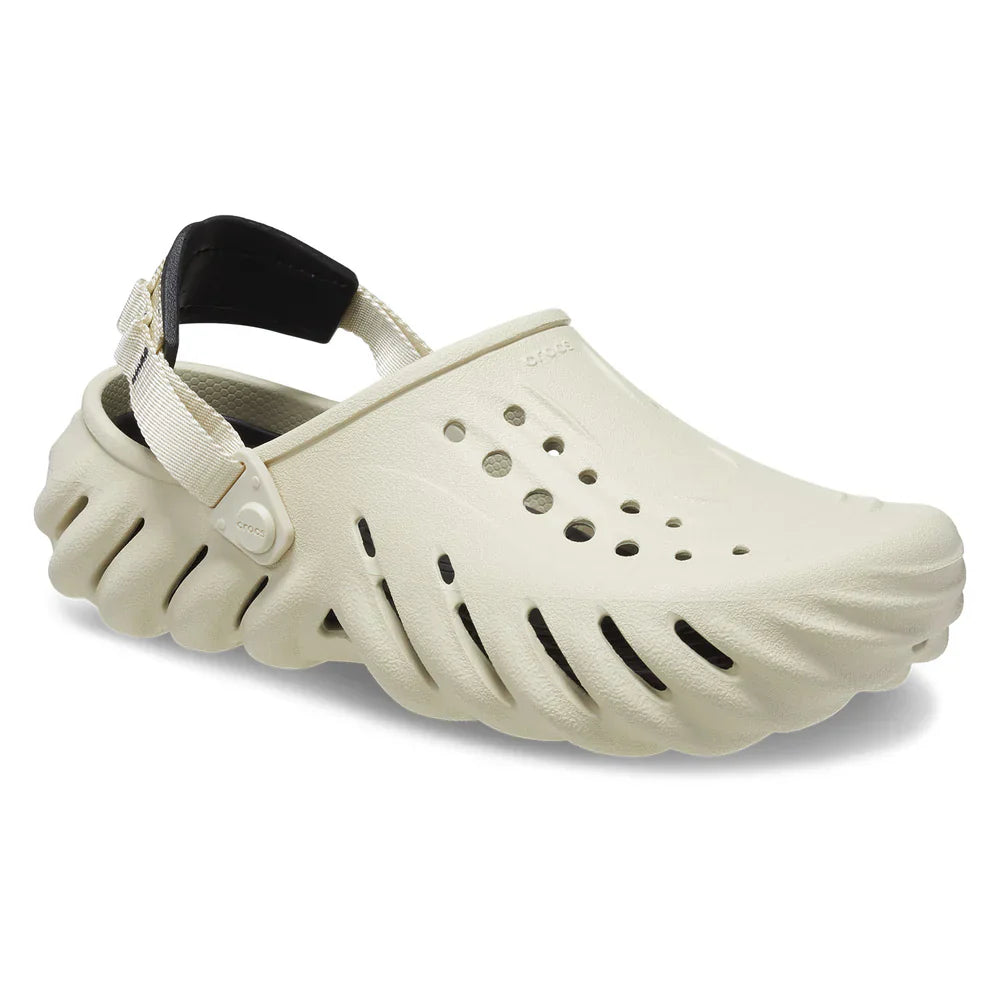Echo Clog - Bone/Black