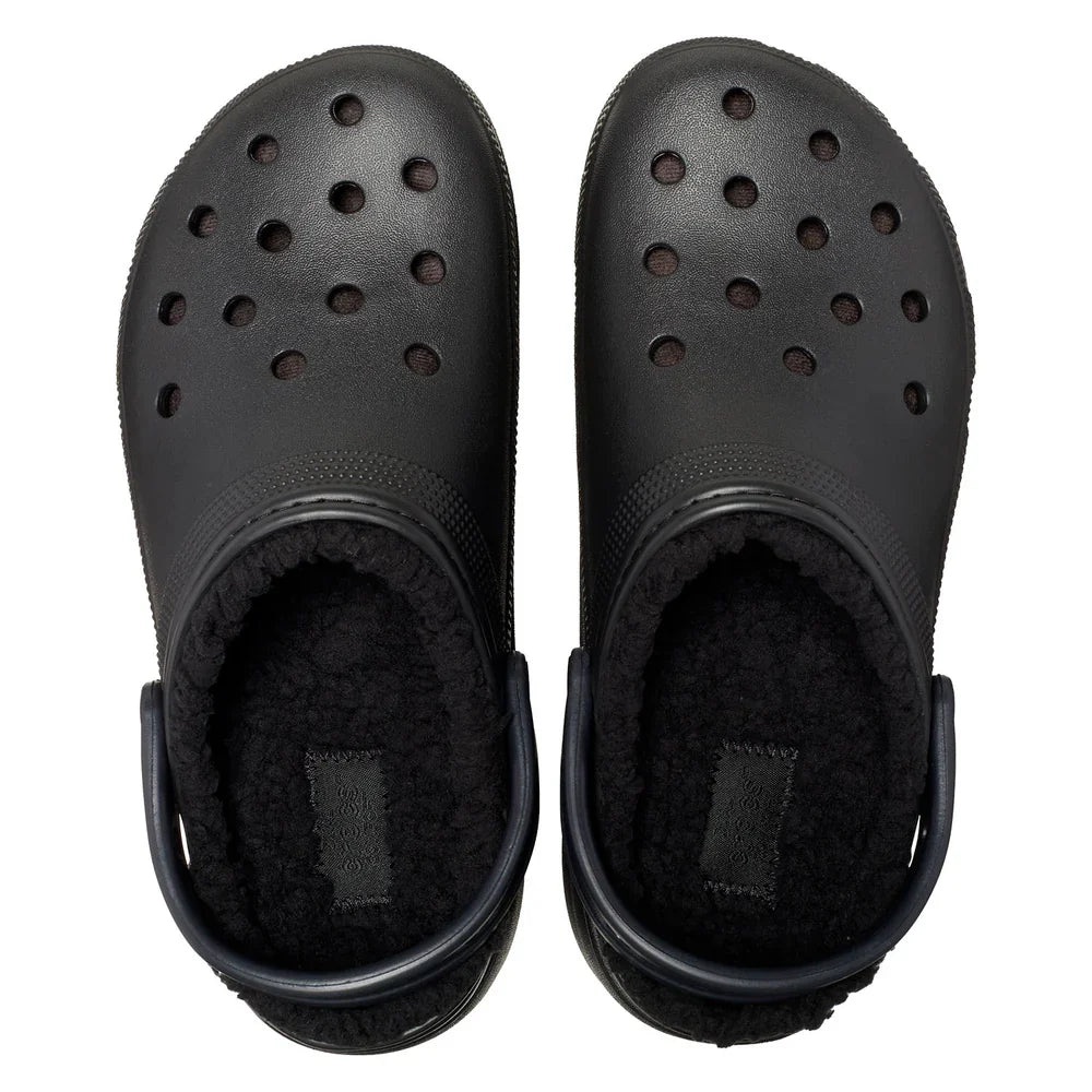 Classic Platform Lined Clog Womens - Black