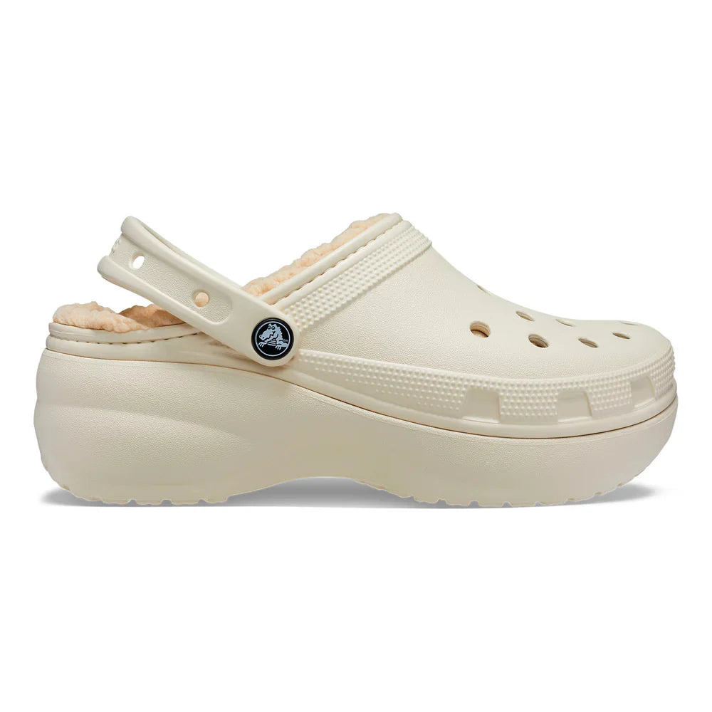 Classic Platform Lined Clog Womens - Bone