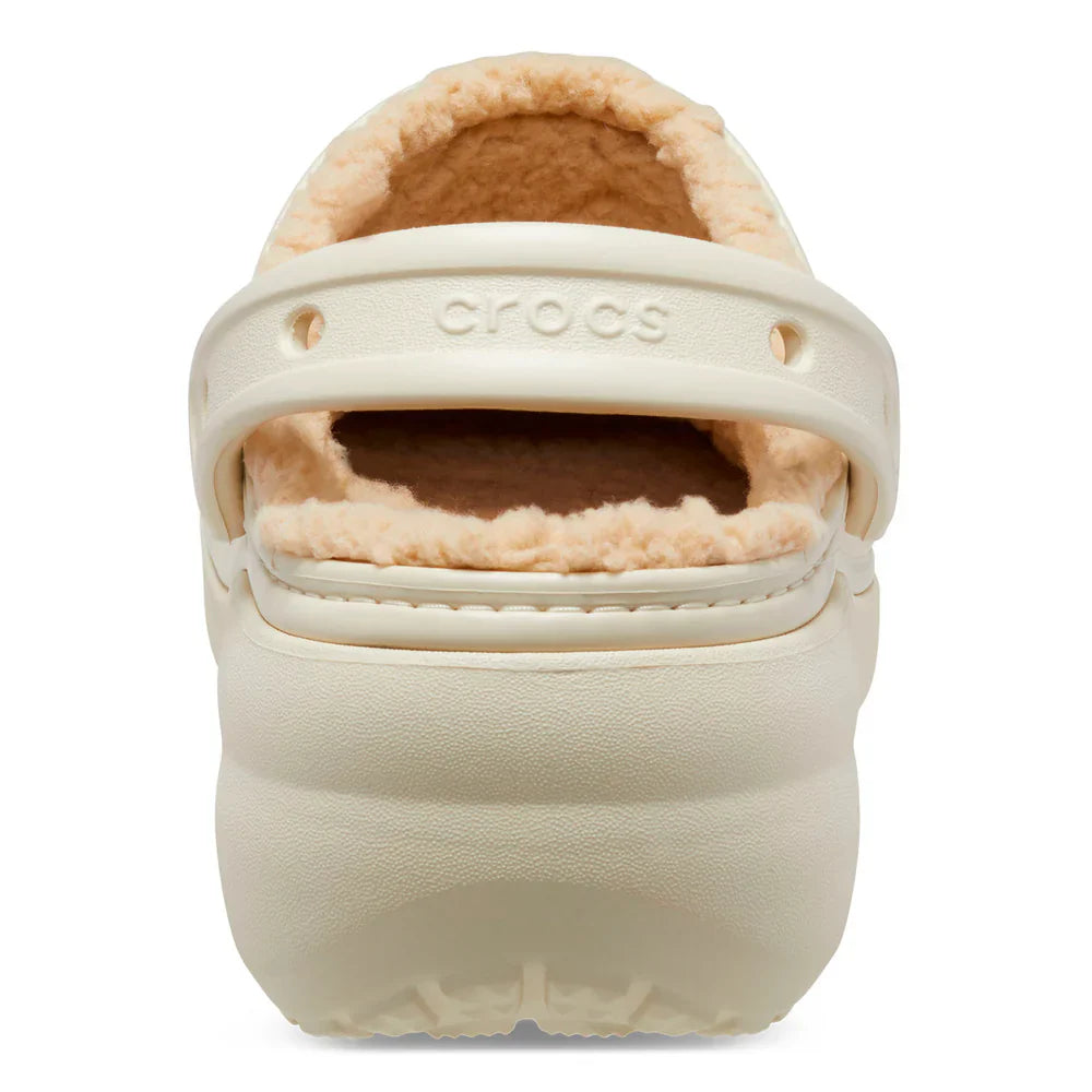 Classic Platform Lined Clog Womens - Bone