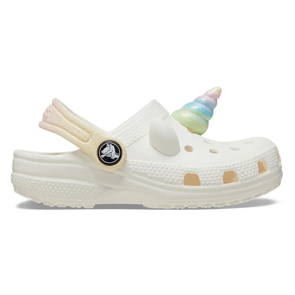 Classic I AM Rainbow Unicorn Clog Toddler (Age 1 - 5) - Chalk