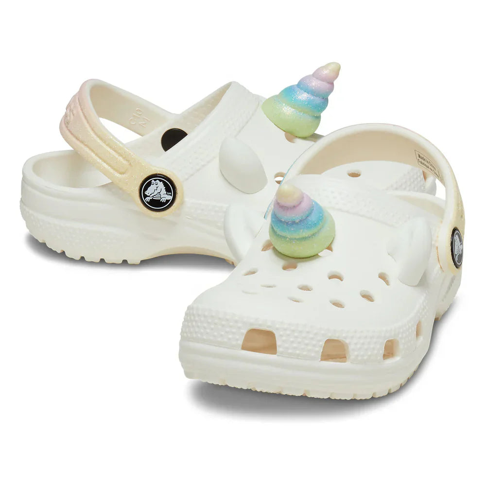 Classic I AM Rainbow Unicorn Clog Toddler (Age 1 - 5) - Chalk