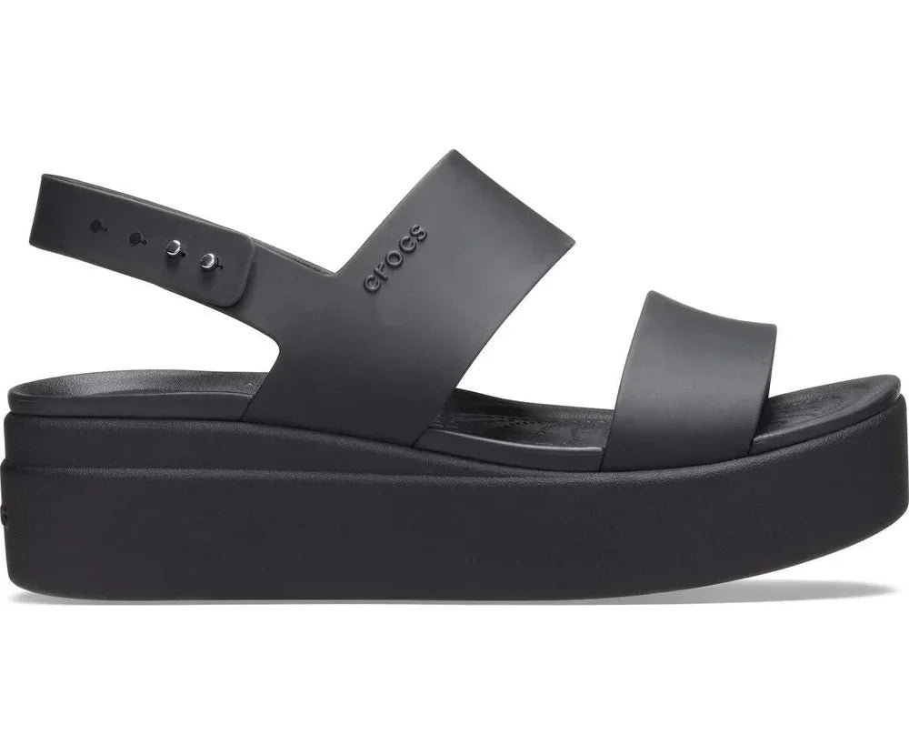 Brooklyn Low Wedge - Black/Black