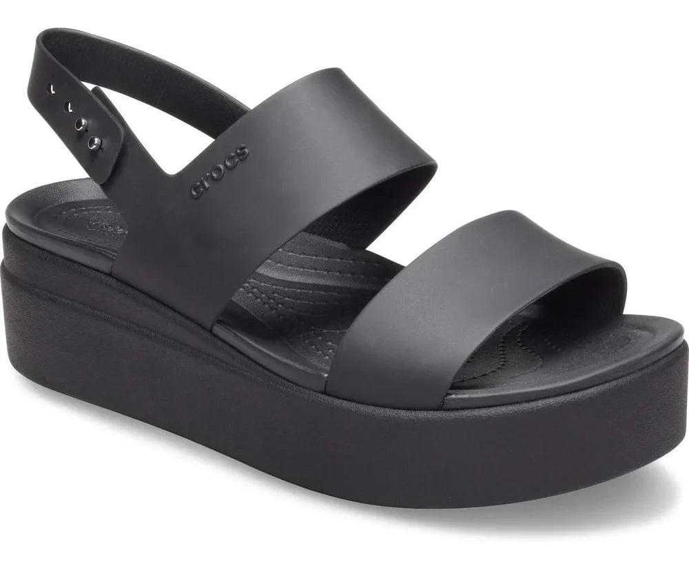 Brooklyn Low Wedge - Black/Black