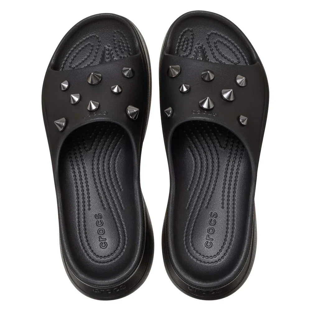 Bae Studded Slide - Black
