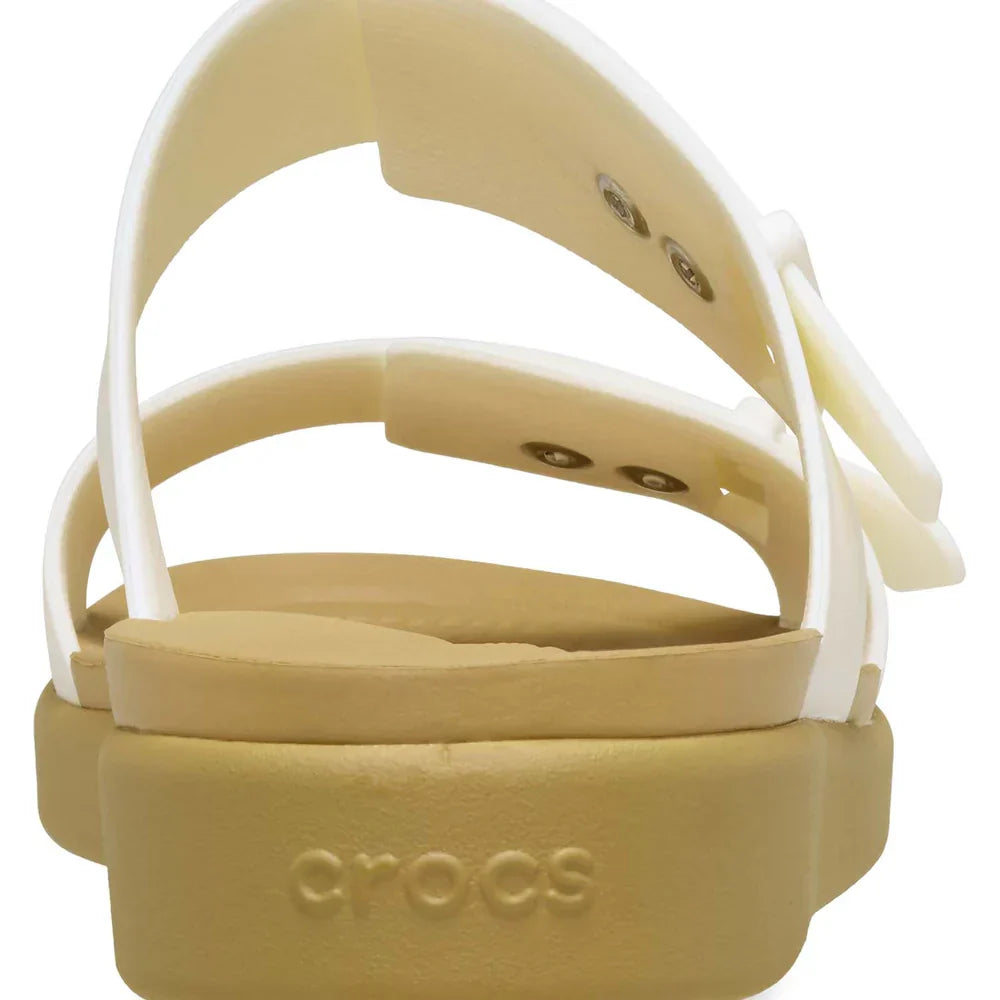 Brooklyn Buckle Low Sandal - ChalkTan