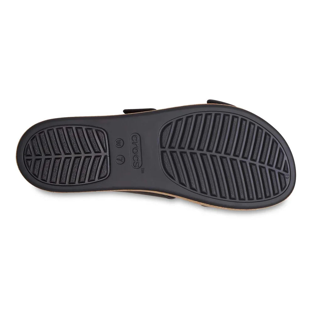 Brooklyn Cork Buckle Sandal - Black