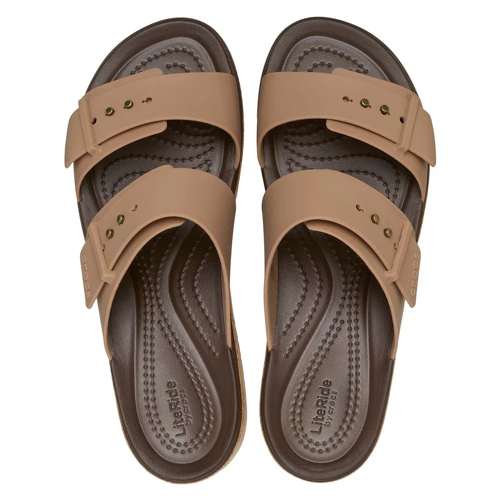 Brooklyn Cork Buckle Sandal - Milk Chocolate