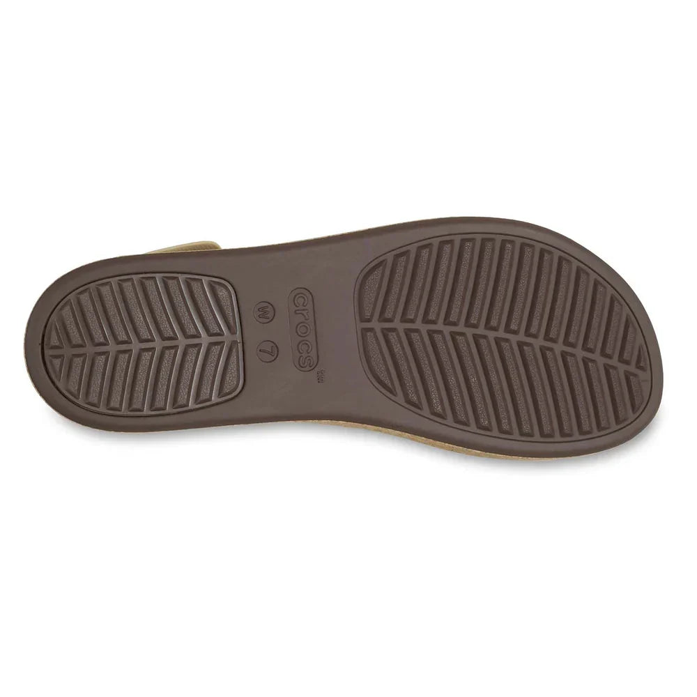 Brooklyn Cork Low Wedge Sandal - Chai