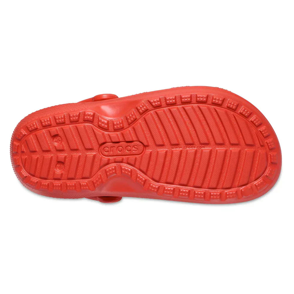 Classic Lined Clog - Cherry Red