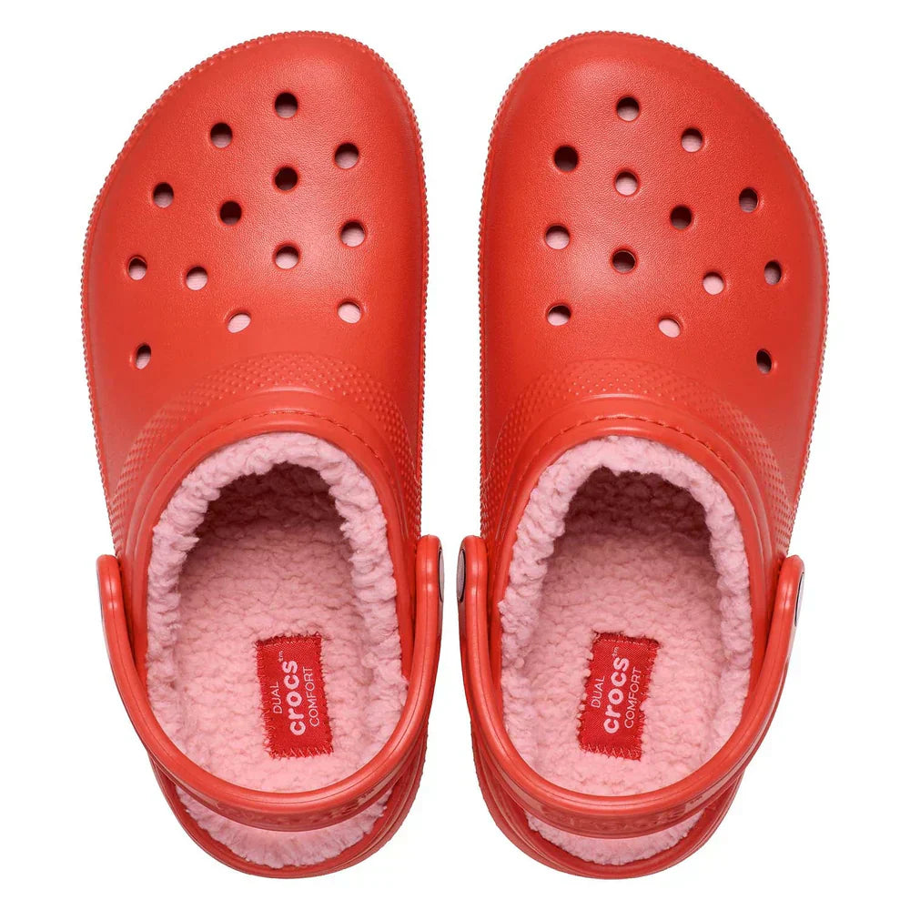 Classic Lined Clog - Cherry Red