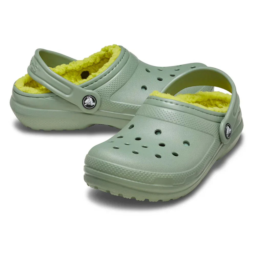Classic Lined Clog Kids (Age 5+) - Moss