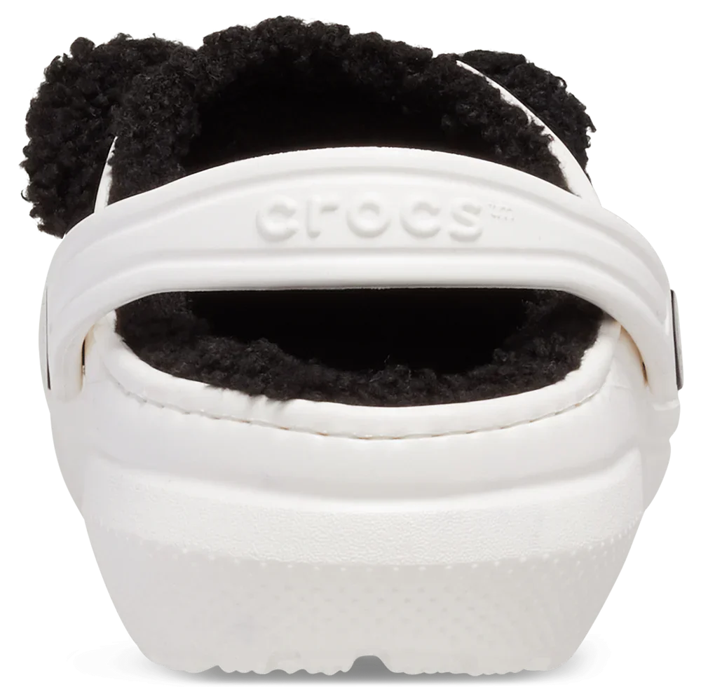 Classic Lined IAM Panda Bear Clog Kids (Age 5+) - Chalk/Black