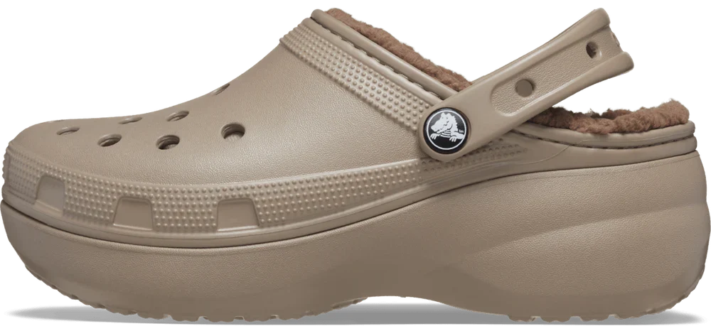 Classic Platform Lined Clog Womens - Mushroom