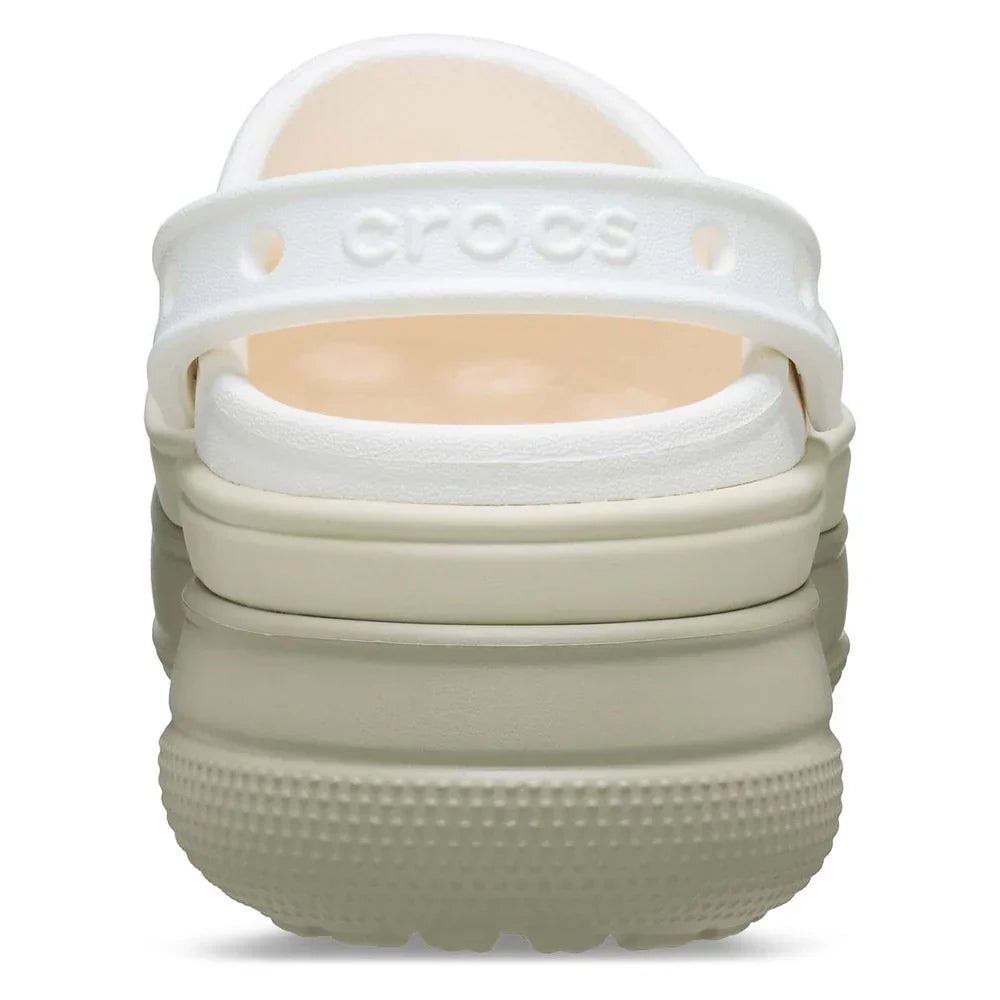 Classic Stacked Clog - Chalk