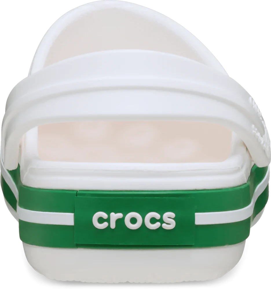 Crocband Clog Kids (Age 5+) - White/Green Ivy
